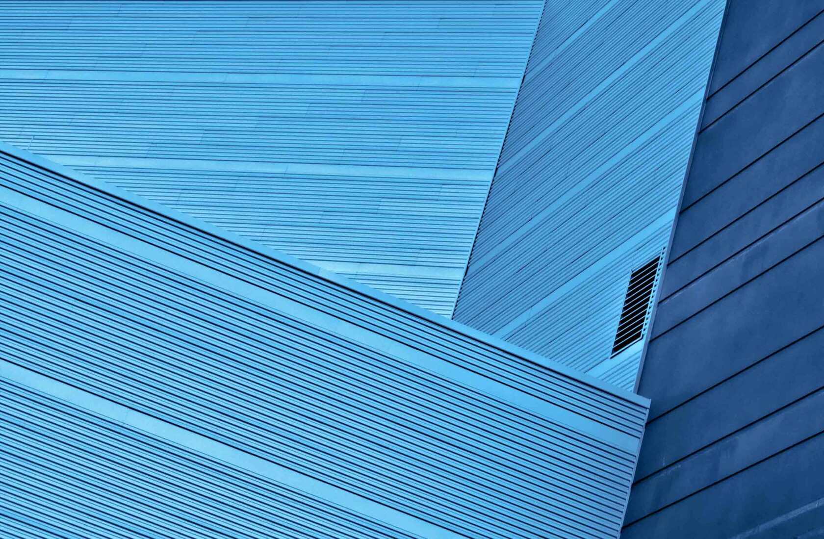 Blue abstract architecture.
